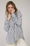 Flint Button Down Black
