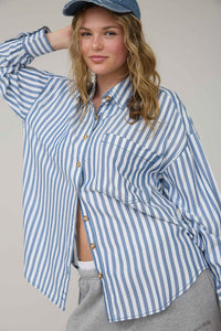 Flint Button Down Blue