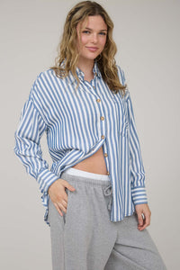 Flint Button Down Blue