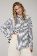 Flint Button Down Black