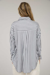 Flint Button Down Black