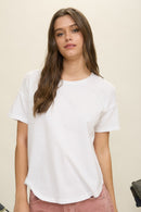 Raw Cut Classic Tee White