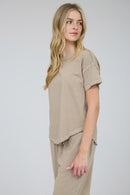 Raw Cut Classic Tee Mocha