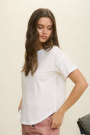 Raw Cut Classic Tee White