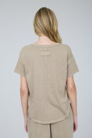 Raw Cut Classic Tee Mocha