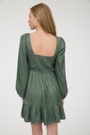Gallaway Dress Moss Green