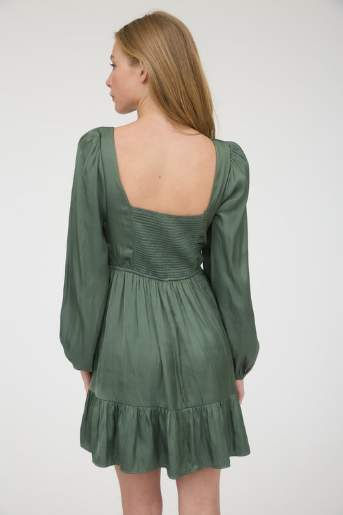 Gallaway Dress Moss Green