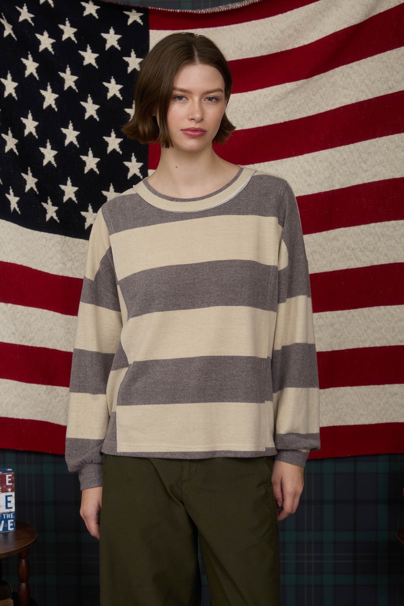 Sonia Knit Top Charcoal
