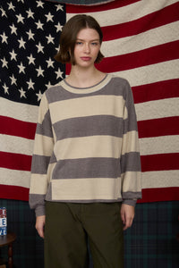 Sonia Knit Top Charcoal