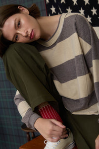 Sonia Knit Top Charcoal