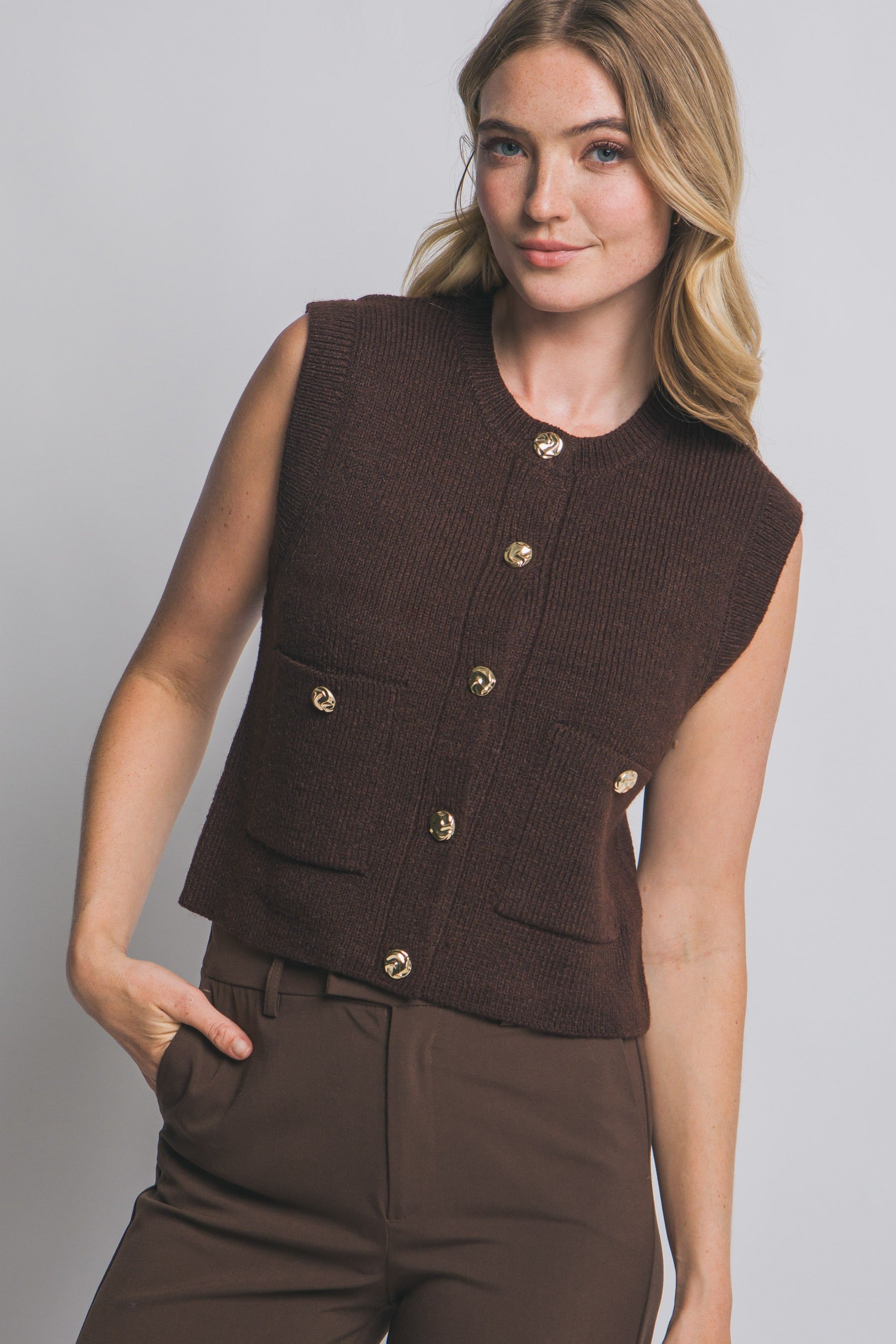 Mocha Moment Vest