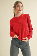 Polly Cardigan Red