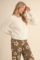 Polly Cardigan Ivory