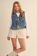 Poppy Lane Printed Vest