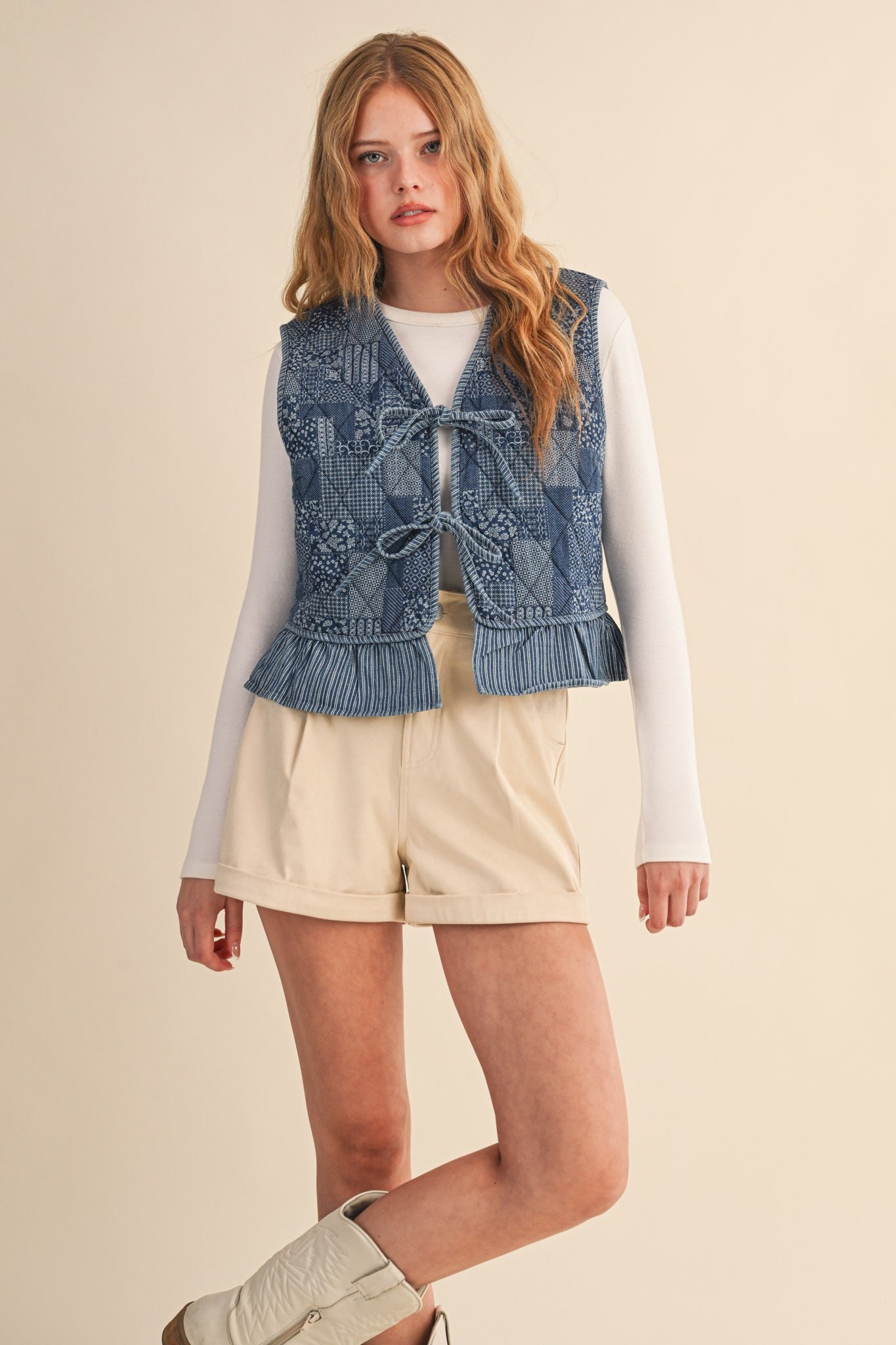 Poppy Lane Printed Vest