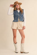 Poppy Lane Printed Vest