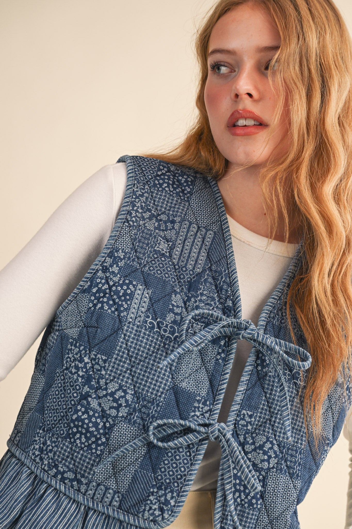Poppy Lane Printed Vest