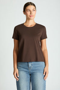 Classic Cotton Tee Chocolate