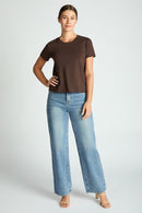 Classic Cotton Tee Chocolate