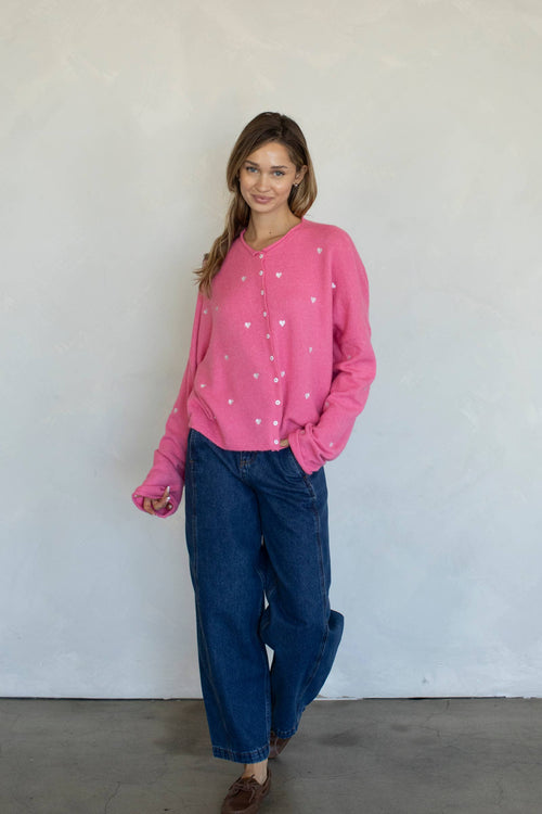 Rose Heart Piper Cardigan
