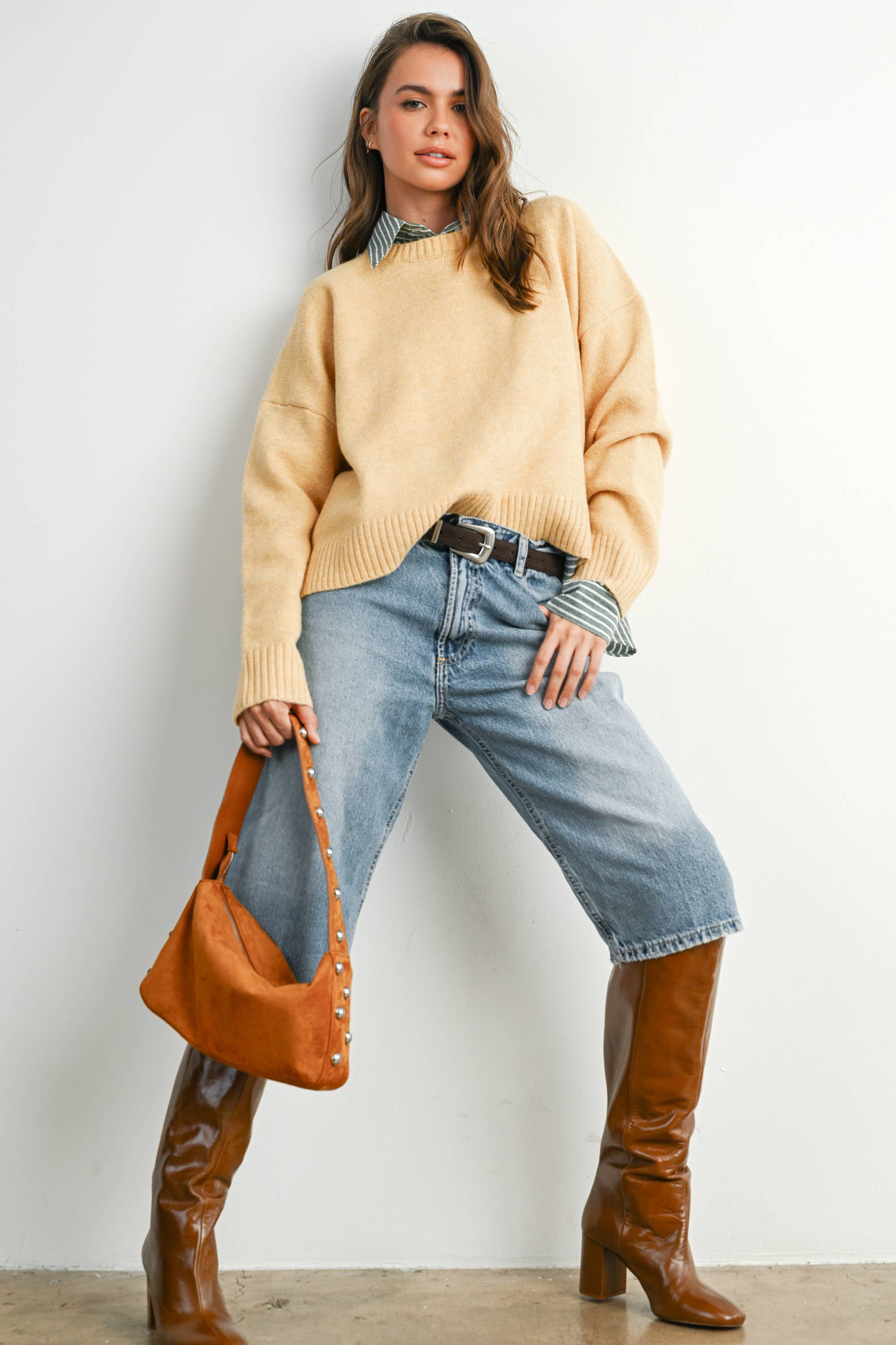 Marigold Tie Back Sweater