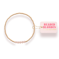 Champagne Kim Bracelet: Standard 6.75 inch