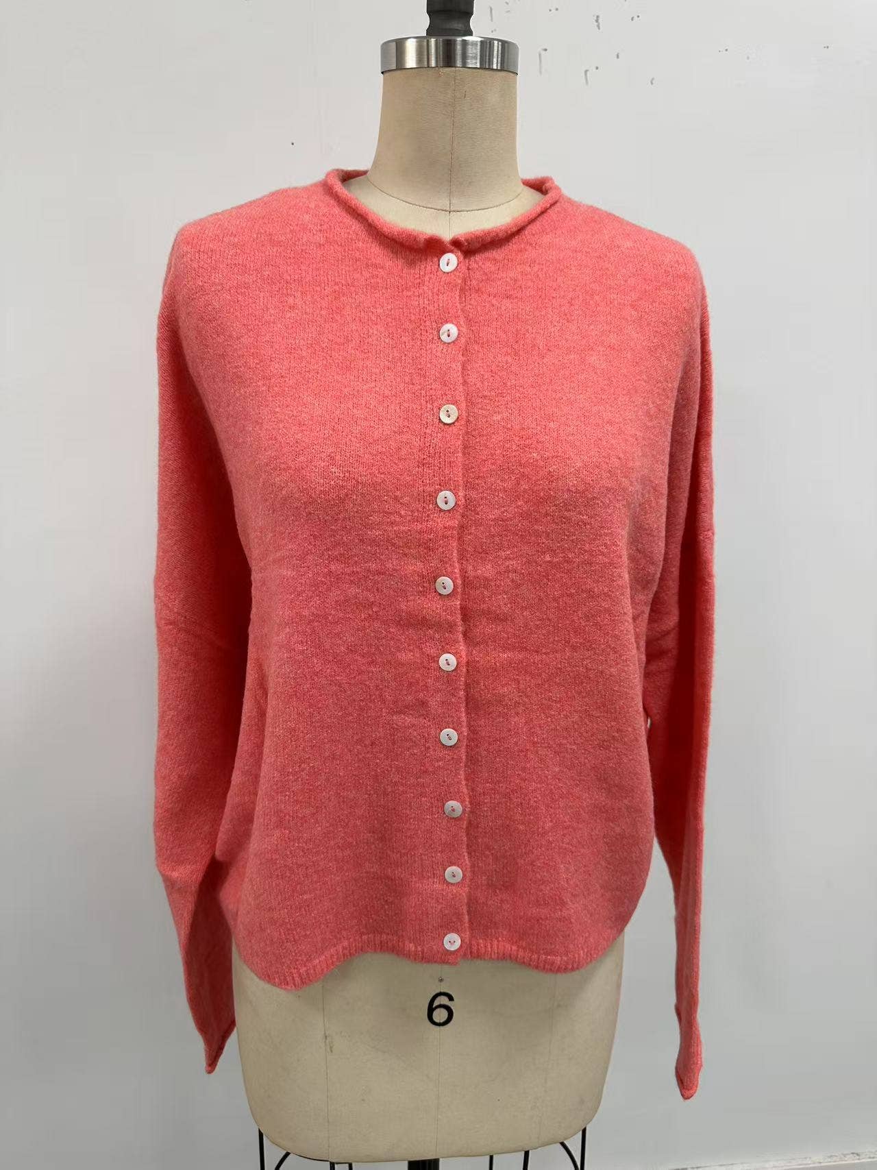Piper Cardigan: Peach