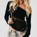 Suede Westlyn Woven Bum Bag: Suede Taupe