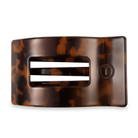 Flat Rectangle Hair Clip | Large | Tortoise