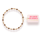Cocoa Brown June Bracelet: Standard 6.75 inch