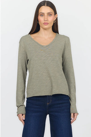 Dear John Vanya Long Sleeve in Vetiver