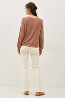 Essential Raglan Chestnut