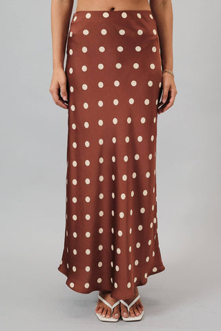 The Dot On Midi Skirt