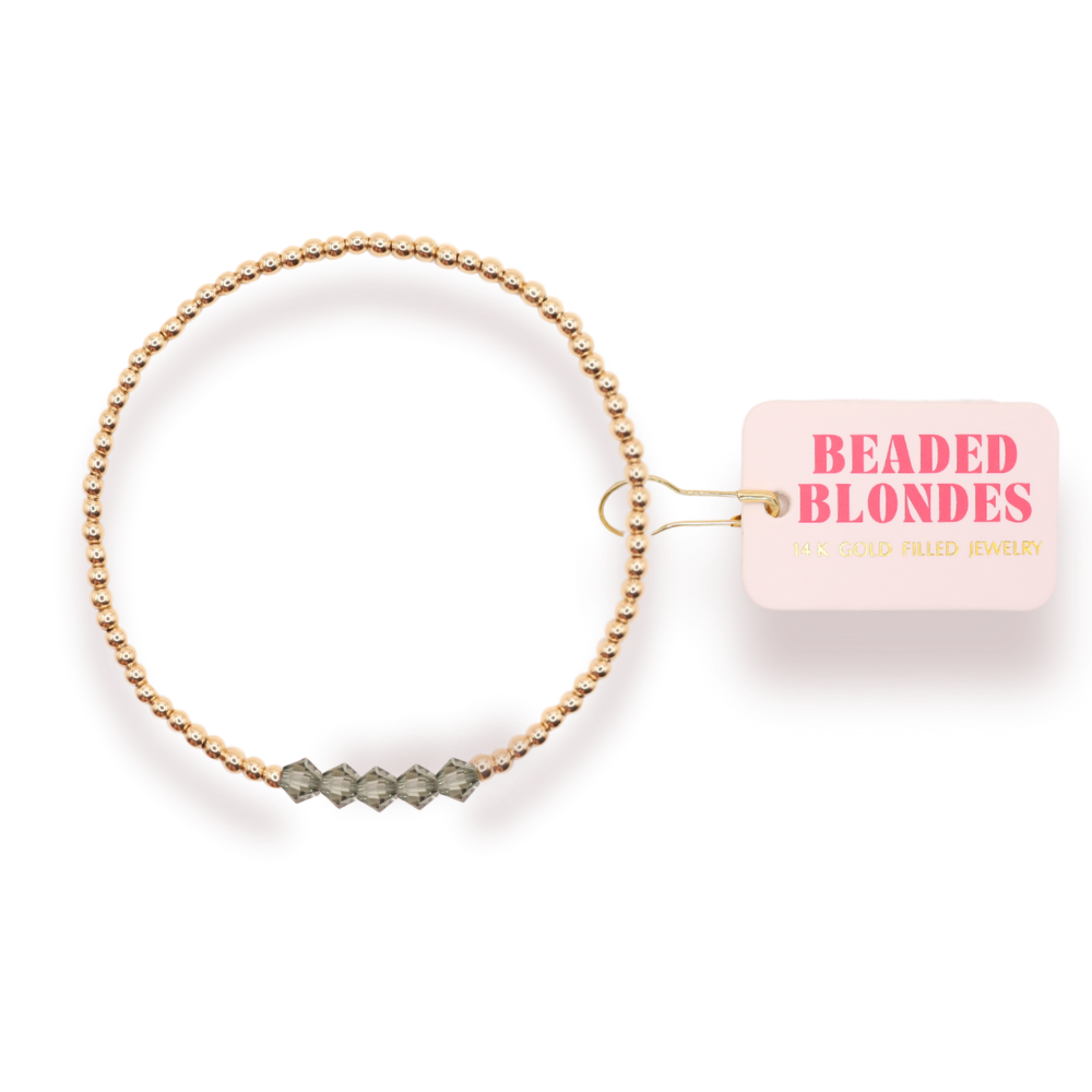 Ash Gray Kim Bracelet: Standard 6.75 inch