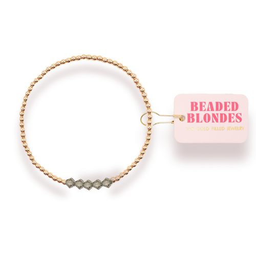 Ash Gray Kim Bracelet: Standard 6.75 inch