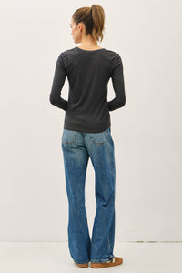 Essential Long Sleeve Light Teal