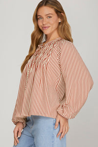 Hattie Striped Blouse