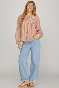 Hattie Striped Blouse