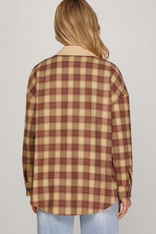 Sawyer Shacket Taupe