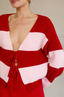 Berry Twist Cardi