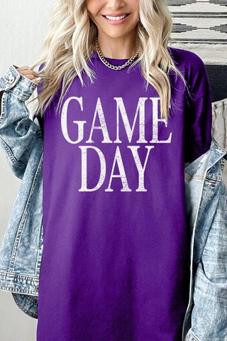 Classic Game Day Graphic Heavy Cotton Tee: NATURAL