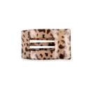 Flat Rectangle Hair Clip | Small | Blonde Tortoise