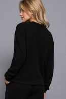 Cozy Core Top Black