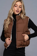 Double Take Vest Brown *reversible*