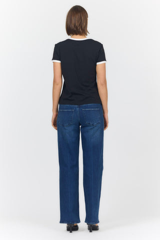 Dear John Unity Ringer Tee black back view