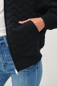 Quilted Bomber Olive