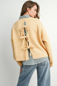 Marigold Tie Back Sweater