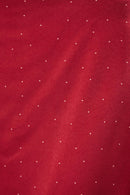 Polka Dot Mini Skirt Red