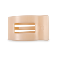 Flat Rectangle Hair Clip | Medium | Almond Beige