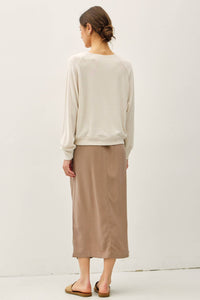 Essential Raglan Chestnut